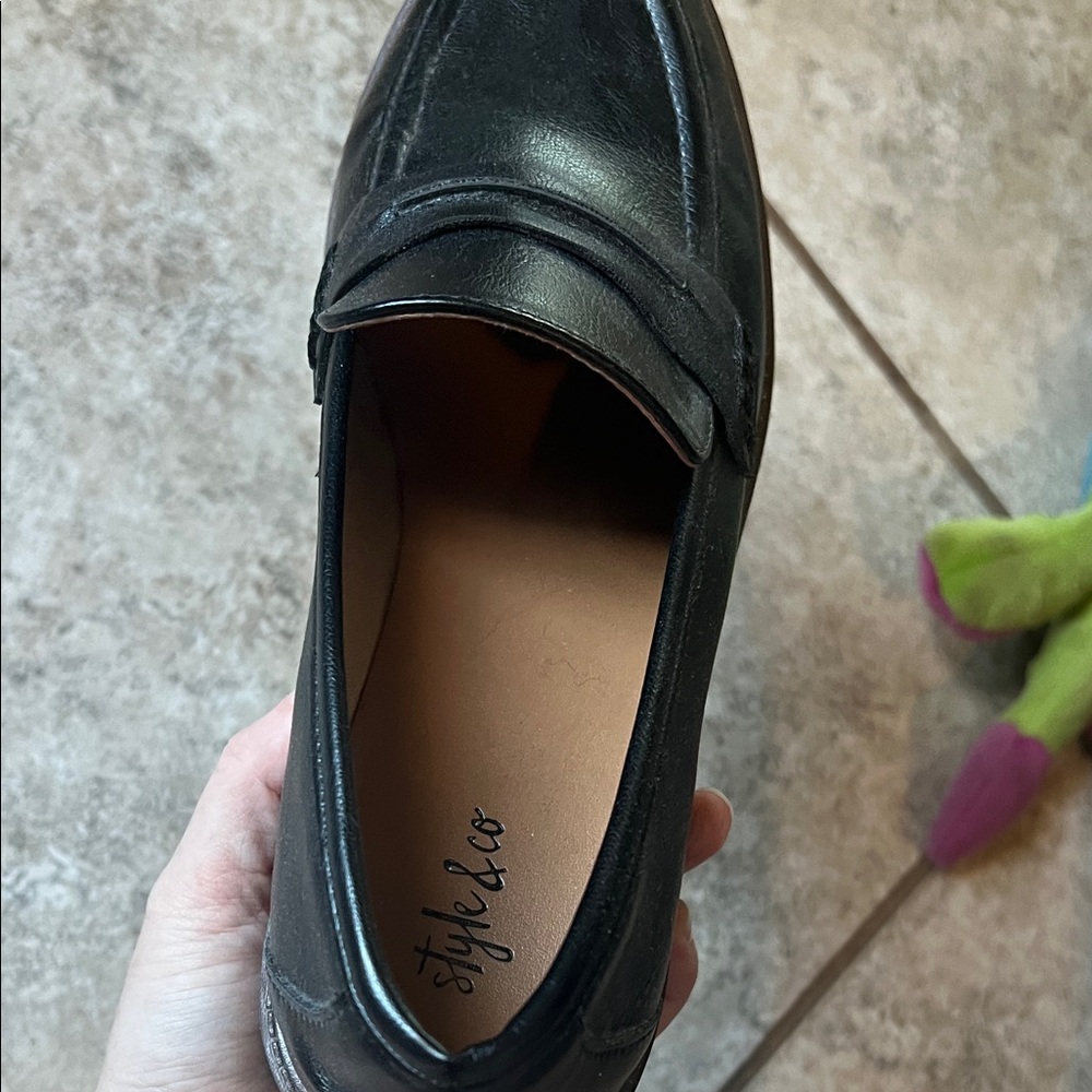 Style & Co. Black Loafers - Picture 5 of 5